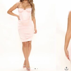 Fashion Nova Pink Mini Dress